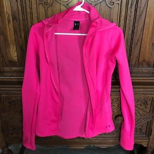 Hot pink zip-up jacket 🎀 Under Armour